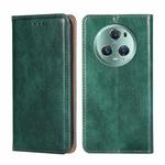 For Honor Magic5 Pro Gloss Oil Solid Color Magnetic Leather Phone Case(Green)