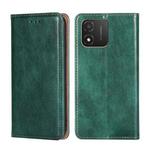 For Honor X5 4G Gloss Oil Solid Color Magnetic Leather Phone Case(Green)
