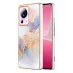 For Xiaomi 13 Lite 5G Electroplating IMD TPU Phone Case(White Marble)