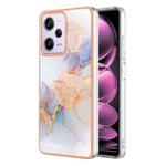 Electroplating IMD TPU Phone Case For Xiaomi Redmi Note 12 Pro 5G Global/Note 12 Pro 5G China/Poco X5 Pro 5G/Note 12 Pro Speed(White Marble)