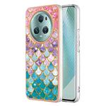 For Honor X9a/Magic5 Lite Electroplating IMD TPU Phone Case(Colorful Scales)