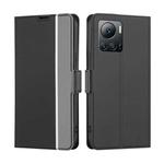 For Infinix Note 12 VIP Twill Texture Side Buckle Leather Phone Case(Black)