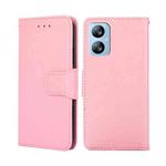 For Blackview A52 Crystal Texture Leather Phone Case(Pink)