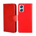 For Blackview A52 Crystal Texture Leather Phone Case(Red)