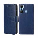 For Infinix Hot 12 Pro Crystal Texture Leather Phone Case(Royal Blue)