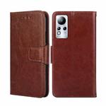 For Infinix Note 11 Crystal Texture Leather Phone Case(Brown)