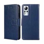 For Infinix Note 11 Crystal Texture Leather Phone Case(Royal Blue)