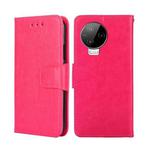 For Infinix Note 12 Pro 4G / Note 12 2023 Crystal Texture Leather Phone Case(Rose Red)