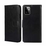 For Motorola Moto G Power 2023 Crystal Texture Leather Phone Case(Black)