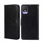For TCL 403 Crystal Texture Leather Phone Case(Black)