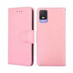 For TCL 403 Crystal Texture Leather Phone Case(Pink)