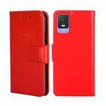 For TCL 403 Crystal Texture Leather Phone Case(Red)