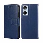 For Tecno Pop 6 Pro Crystal Texture Leather Phone Case(Royal Blue)