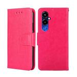 For Tecno Pova 4 Pro Crystal Texture Leather Phone Case(Rose Red)