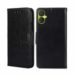 For Tecno Spark 9 Pro Crystal Texture Leather Phone Case(Black)