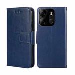 For Tecno Spark GO 2023 Crystal Texture Leather Phone Case(Royal Blue)