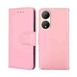 For vivo Y100 5G Crystal Texture Leather Phone Case(Pink)
