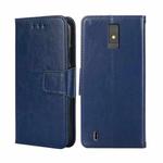 For ZTE Blade A32 Crystal Texture Leather Phone Case(Royal Blue)