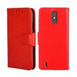 For ZTE Blade A32 Crystal Texture Leather Phone Case(Red)