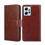 For Xiaomi Redmi Note 12 4G Global Crystal Texture Leather Phone Case(Brown)