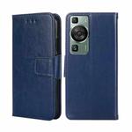 For Huawei P60 / P60 Pro Crystal Texture Leather Phone Case(Royal Blue)