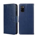 For Rakuten Big S Crystal Texture Leather Phone Case(Royal Blue)