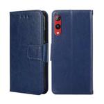 For Rakuten Hand 4G Crystal Texture Leather Phone Case(Royal Blue)
