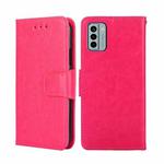 For Nokia G22 Crystal Texture Leather Phone Case(Rose Red)