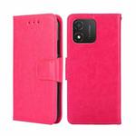 For Honor X5 4G Crystal Texture Leather Phone Case(Rose Red)