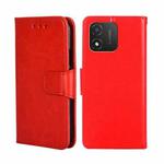 For Honor X5 4G Crystal Texture Leather Phone Case(Red)