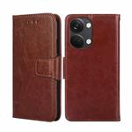 For OnePlus Ace 2V 5G Crystal Texture Leather Phone Case(Brown)