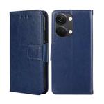 For OnePlus Ace 2V 5G Crystal Texture Leather Phone Case(Royal Blue)