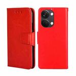 For OnePlus Ace 2V 5G Crystal Texture Leather Phone Case(Red)