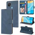 For OPPO A15 / A15s / A35 2021 Fantasy Skin-feel Calfskin Texture Leather Phone Case(Blue)