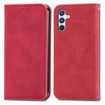 For Samsung Galaxy A54 5G Retro Skin Feel Magnetic Leather Phone Case(Red)