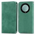 For Honor Magic5 Lite Retro Skin Feel Magnetic Leather Phone Case(Green)