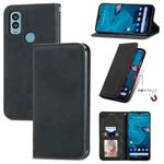 For Kyocera Android One S10 Retro Skin Feel Magnetic Leather Phone Case(Black)