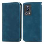 For Xiaomi 13 Lite Retro Skin Feel Magnetic Leather Phone Case(Blue)