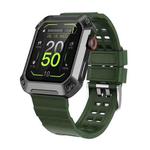 For Rogbid Tank S2 Silicone Watch Band(Green)
