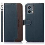 For Motorola Moto G 5G 2023 KHAZNEH Litchi Texture Leather RFID Phone Case(Blue)