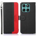 For Motorola Edge 60 Fusion KHAZNEH Litchi Texture Leather RFID Phone Case(Black)