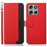 For Motorola Moto G56 5G KHAZNEH Litchi Texture Leather RFID Phone Case(Red)