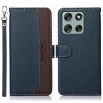 For Motorola Moto G86 5G KHAZNEH Litchi Texture Leather RFID Phone Case(Blue)