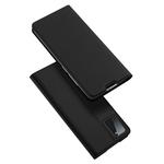 For Samsung Galaxy A41 DUX DUCIS Skin Pro Series Horizontal Flip PU + TPU Leather Case, with Holder & Card Slots(Black)