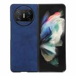 For Huawei Mate X3 Morocco Texture PU Phone Case(Blue)