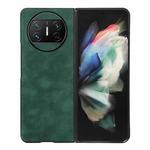 For Huawei Mate X3 Morocco Texture PU Phone Case(Green)
