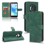 For Doogee X97 / X97 Pro Skin Feel Magnetic Flip Leather Phone Case(Green)