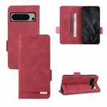 For Google Pixel 8 Pro Magnetic Clasp Leather Phone Case(Red)