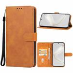 For Huawei nova 11 Leather Phone Case(Brown)