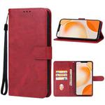 For Huawei Enjoy 60X Leather Phone Case(Red)